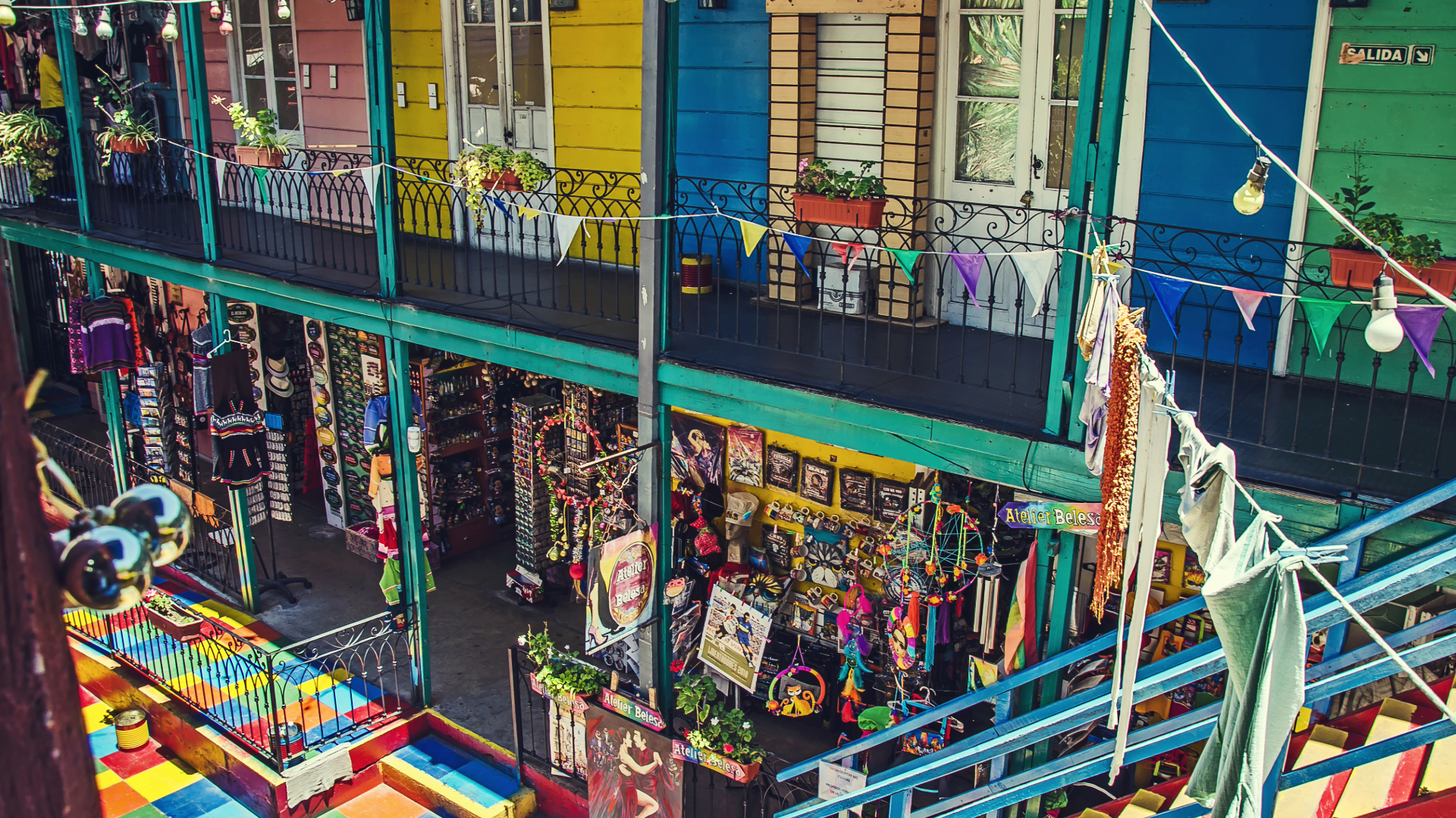 Colorful Market in Buenos Aires